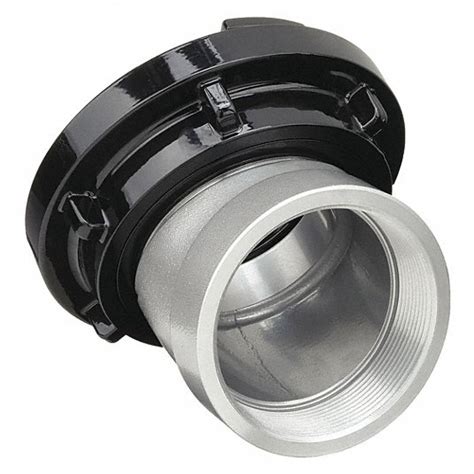 Moon American 4 In Compatible Pipe Size Nptf X Storz Fire Hose Adapter 6cmf07116 40650z