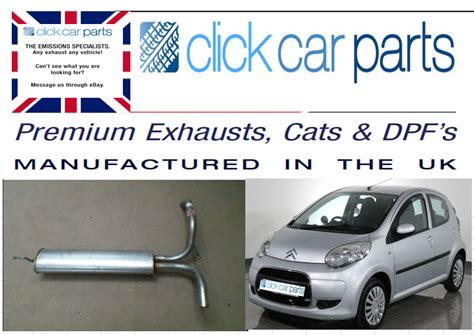 Toyota Aygo Citroen Ci Peugeot Exhaust Rear Silencer Back Box Brand