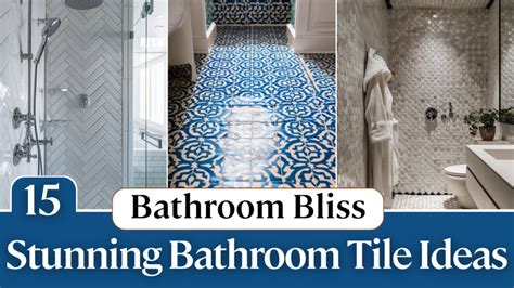 15 Bathroom Tile Ideas That Will Blow Your Mind - The Phulwari