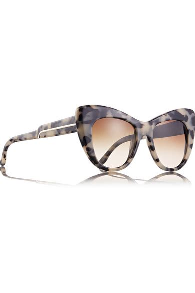 Stella Mccartney Tortoiseshell Cat Eye Acetate Sunglasses Net A