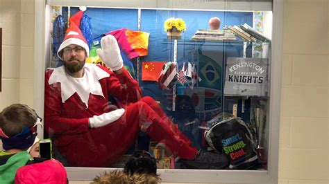 North Carolina principal dresses, hides around school as 'Elf on a ...