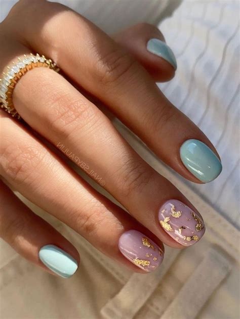 Light Blue Baby Blue Nails 75 Prettiest Looks To Try Gel Nails