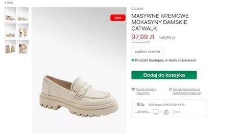 Wielka wyprzedaż w Deichmann Stylowe mokasyny w promocji Idealne na