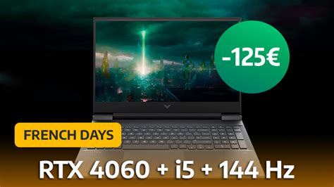 Promo PC gamer 125 de réduction sur ce portable HP avec RTX 4060