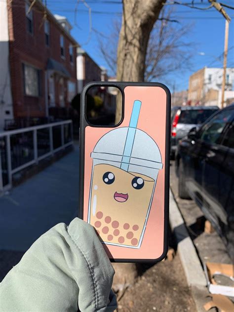 Bubble Tea Phone Case Cute Boba Case For Iphone 7 8 X Etsy