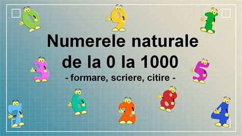 Numerele Naturale De La La I Youtube