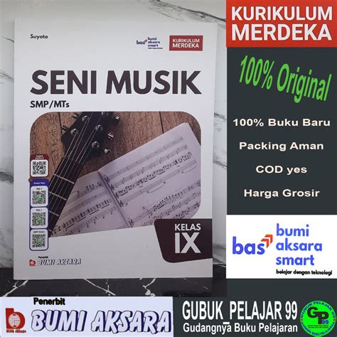 Jual Buku Siswa Seni Musik Kelas 8 Untuk Smpmts Kurikulum Merdeka