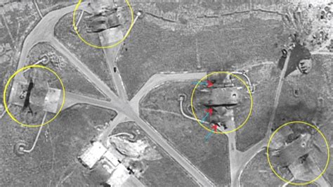 Syria Missile Attack Satellite Photos Show Major Damage To Airfields