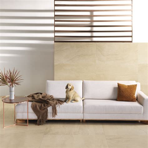 Porcelanato Interno M Rmore Esmaltado Borda Reta Pierre Belle Creme