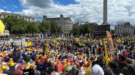 Thousands March In London To Commemorate 40 Years Since Amritsar