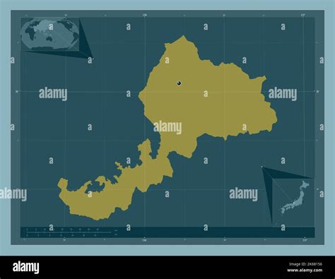 Fukui Prefecture Of Japan Solid Color Shape Corner Auxiliary