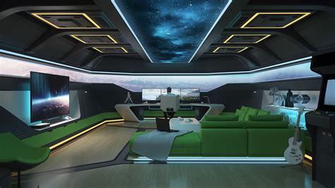 Entertainment room design on Behance