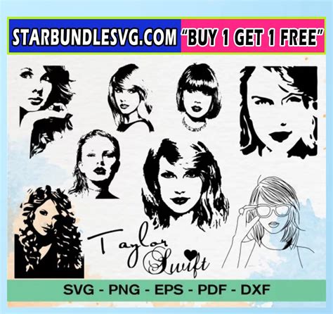 Taylor Swift Svg Bundle Taylor Swift Svg Country Music Svg Etsy