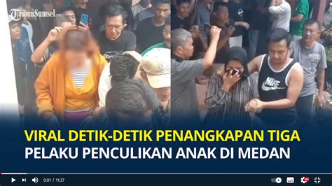 Viral Detik Detik Penangkapan Tiga Pelaku Penculikan Anak Di Medan