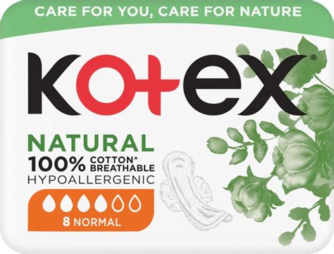 Kotex Natural Normal Sanitary Towels Notino Co Uk