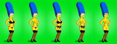 Marge Simpson Tits Pussy Nipples Stockings