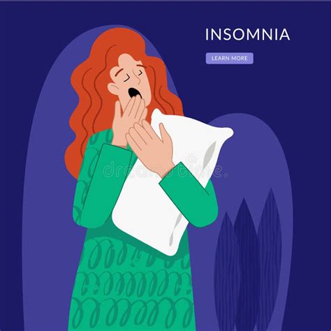 Insomnia The Woman Cannot Sleep Female Character Suffers From Insomnia Sleep Disorder