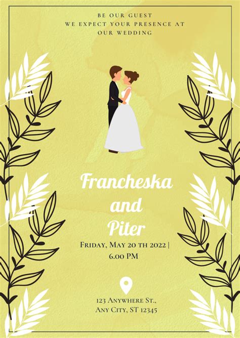 An Upload By Zhenya Vovk On Coroflot To The Project Wedding Invitation