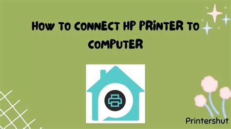 how to connect a printer to a hp computer