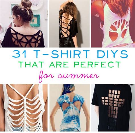 31 T Shirt DIYs That Are Perfect For Summer T Shirt Diy Diy Shirt