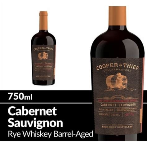 Cooper And Thief Napa Valley Rye Barrel Aged Cabernet Sauvignon Red