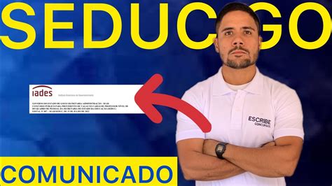 Concurso SEDUC GO comunicado resultado e próximas fases prova de