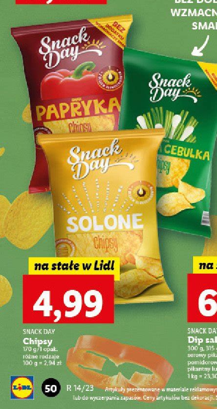 Chipsy Zielona Cebulka Snack Day Cena Promocje Opinie Sklep