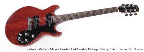 Gibson Melody Maker Double Cut Cherry Fret