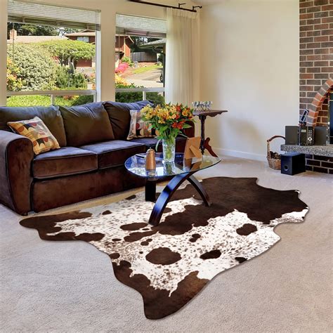 Cowhide Rug In Living Room | Bryont Blog