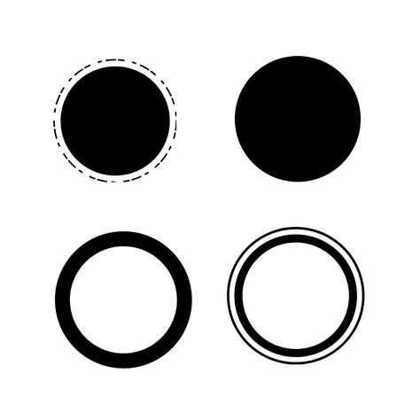 Free Black Circle Vector Template Edit Online And Download