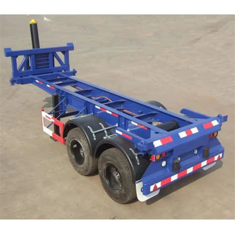 3Axles 20ft 40ft Frame Shipping Chassis Skeletal Skeleton Semi Trailer