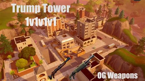 Trump Tower 1v1v1v1 2712 8595 7260 By Sw E Fortnite Creative Map Code