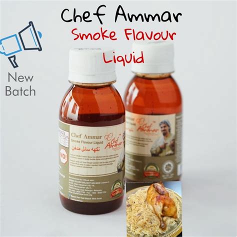 1 Botol Chef Ammar Smoke Flavour Liquid Untuk Mandy Kabsah Rempah