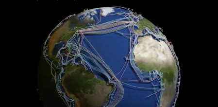 El Mapa D Que Muestra Los Cables Submarinos Que Dotan De Internet