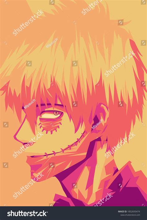 Anime Retro Art Style Drawing Stock Illustration 1852693474