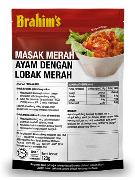 Masak Merah Ayam Dengan Lobak Merah – BrahimsOutdoorShop