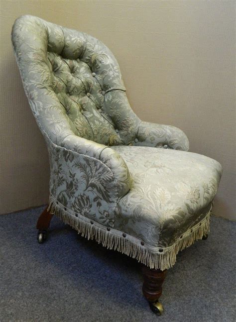 Victorian Button Back Armchair Victorian Furniture Armchair