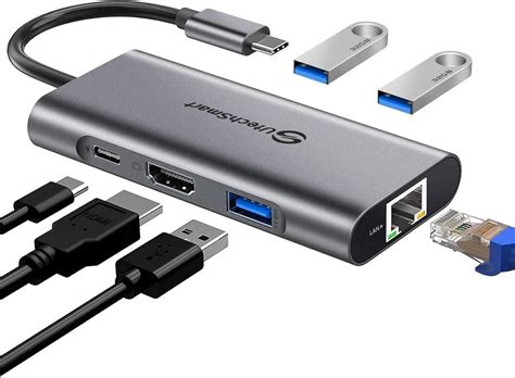 Utechsmart Usb C Hub En Adaptador Usb C A Hdmi Con Ethernet De