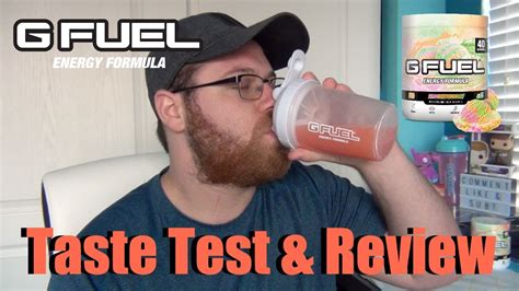 Rainbow Sherbet Gfuel Taste Test And Review Youtube