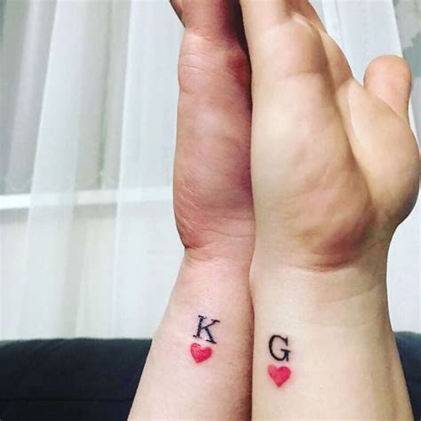 100 Initial Tattoos Perfect For Proclaiming Your Love For Your Partner Couple Tattoos Unique