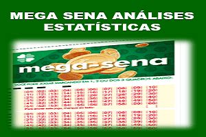 Mega sena concurso 2108 análises estatísticas das dezenas Espaço