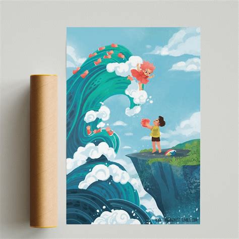 PONYO POSTER Etsy