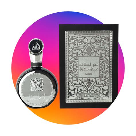 Fakhar Lattafa Silver White Perfume Edp Lattafa D Sticker Original