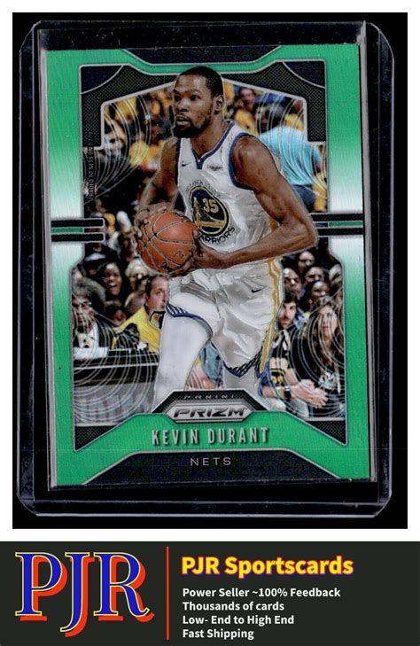 2019 Panini Prizm 210 Kevin Durant Brooklyn Nets Prizms Green EBay