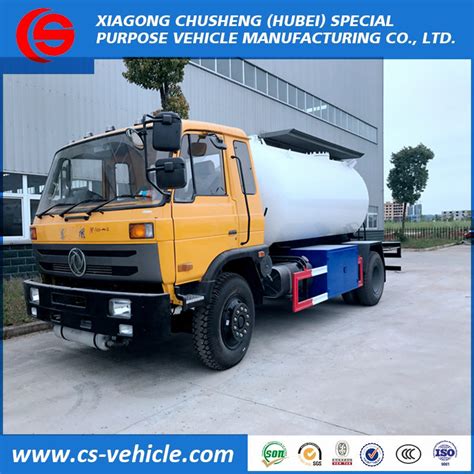 Dongfeng 4X2 5tons 10m3 Mobile Dispenser LPG Gas Tank Truck China LPG