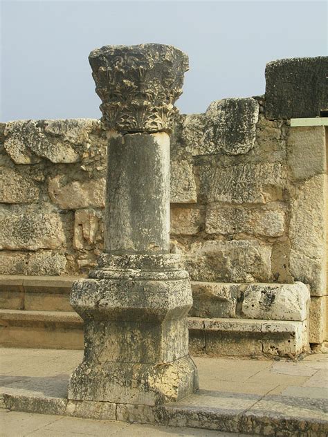 Capernaum Synagogue Ruins Photograph by Rachel Knight - Fine Art America