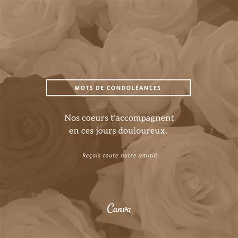 Les Plus Beaux Messages De Condoléances Du Web Canva