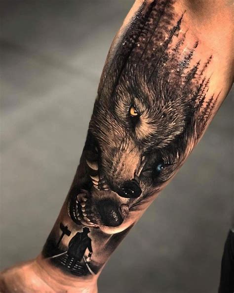 Popular Tattoos And Their Meanings With Images Wolf Tattoo Sleeve