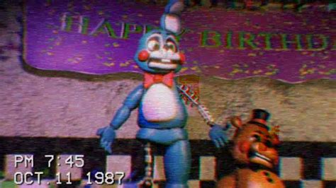 Fnaf Toy Bonnie Testing Show Tape 1987 Freddy Fazbears Pizzeria 2