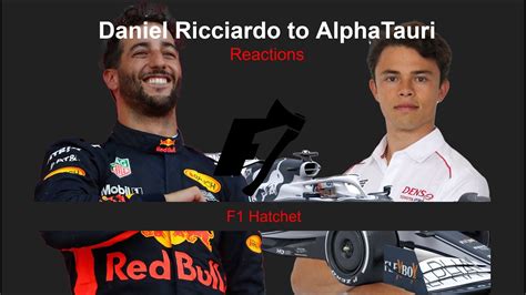 Daniel Ricciardo Replacing Nyck De Vries At Alphatauri Youtube